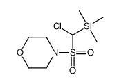 [chloro(morpholin-4-ylsulfonyl)methyl]-trimethylsilane Structure