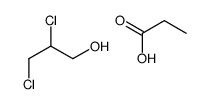 2,3-dichloropropan-1-ol,propanoic acid结构式