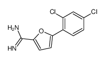 5-(2,4-dichlorophenyl)furan-2-carboximidamide Structure