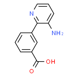 3-(3-AMINO-PYRIDIN-2-YL)-BENZOIC ACID结构式