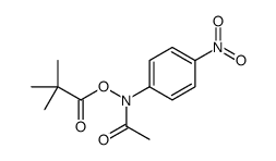 (N-acetyl-4-nitroanilino) 2,2-dimethylpropanoate结构式