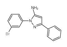 2-(3-BROMO-PHENYL)-5-PHENYL-2H-PYRAZOL-3-YLAMINE picture