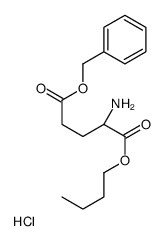 5-O-benzyl 1-O-butyl (2R)-2-aminopentanedioate,hydrochloride结构式