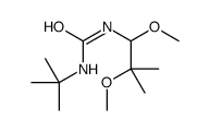 1-tert-butyl-3-(1,2-dimethoxy-2-methylpropyl)urea结构式