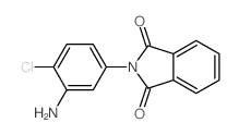 1H-Isoindole-1,3(2H)-dione,2-(3-amino-4-chlorophenyl)-结构式