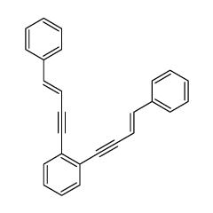 1,2-bis(4-phenylbut-3-en-1-ynyl)benzene Structure