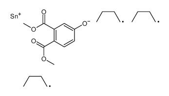 dimethyl 4-tributylstannyloxybenzene-1,2-dicarboxylate结构式