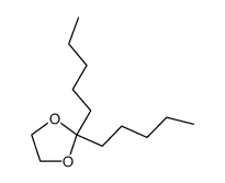 2,2-dipentyl-[1,3]dioxolane结构式