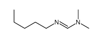 N,N-dimethyl-N'-pentylmethanimidamide结构式