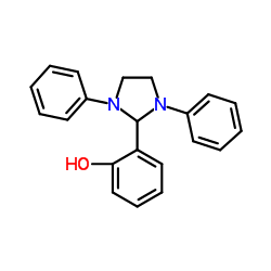 2-(1,3-Diphenyl-2-imidazolidinyl)phenol Structure