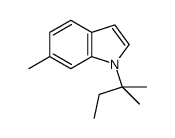 6-methyl-1-tert-pentyl-1H-indole Structure