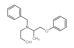 2-[benzyl(1-methyl-2-phenoxyethyl)amino]ethanol Structure