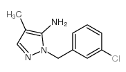 2-(3-CHLORO-BENZYL)-4-METHYL-2H-PYRAZOL-3-YLAMINE picture