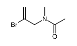 N-(2-bromoprop-2-enyl)-N-methylacetamide Structure