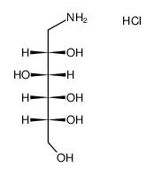 1-amino-1-deoxy-D-glucitol hydrochloride结构式