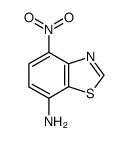 7-Benzothiazolamine,4-nitro-(9CI) Structure