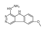 (8-methoxy-5H-pyridazino[4,5-b]indol-4-yl)hydrazine Structure