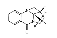 9-oxo-3a-trifluoromethyl-1,2,3,3a,4,9-hexahydro-3,4-(methano)pyrrolo<2,1-b>quinazoline结构式