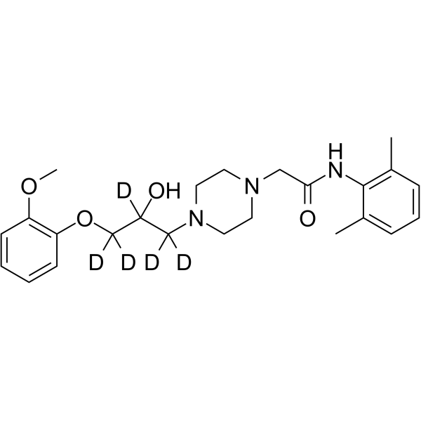 Ranolazine-d5图片