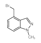 4-(Bromomethyl)-1-methyl-1H-indazole Structure