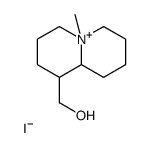 (5-methyl-2,3,4,6,7,8,9,9a-octahydro-1H-quinolizin-5-ium-1-yl)methanol,iodide结构式