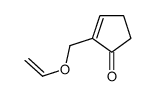 2-(ethenoxymethyl)cyclopent-2-en-1-one结构式