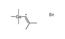 trimethyl-(2-methyl-1-trimethylstannylprop-1-enyl)germane Structure