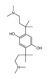 2,5-bis[4-(dimethylamino)-2-methylbutan-2-yl]benzene-1,4-diol Structure