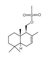 ((1S,8aS)-2,5,5,8a-tetramethyl-1,4,4a,5,6,7,8,8a-octahydronaphthalen-1-yl)methyl methanesulfonate Structure