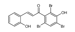 2',4',6'-Tribrom-2,3'-dihydroxy-chalcon Structure