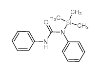 N,N’-二苯基-N-(三甲硅基)脲结构式