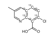 Quinmerac-13C6 Structure