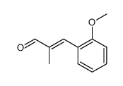 2-PROPENAL, 3-(2-METHOXYPHENYL)-2-METHYL- Structure