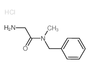 2-Amino-N-benzyl-N-methylacetamide hydrochloride结构式