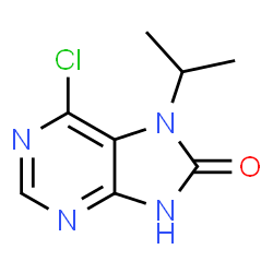 6-Chloro-7-isopropyl-7H-purin-8(9H)-one结构式