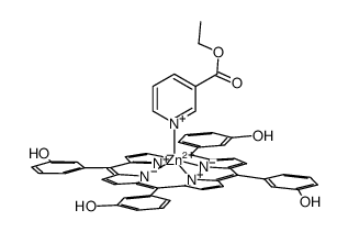Zn((HOC6H4)4C20H8N4)(EtOOCC5H4N)结构式