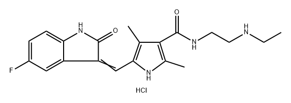 N-脱乙基舒尼替尼盐酸盐图片