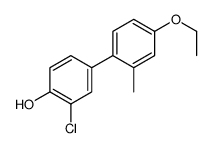 2-chloro-4-(4-ethoxy-2-methylphenyl)phenol Structure