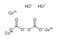 tricopper,dicarbonate,dihydroxide Structure