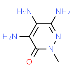 3(2H)-Pyridazinone,4,5,6-triamino-2-methyl- Structure