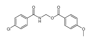 (4-chlorobenzamido)methyl 4-methoxybenzoate Structure