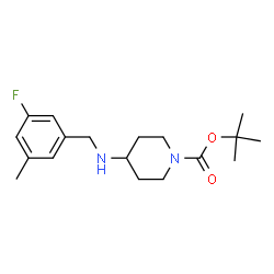 tert-Butyl 4-(3-fluoro-5-methylbenzylamino)piperidine-1-carboxylate picture