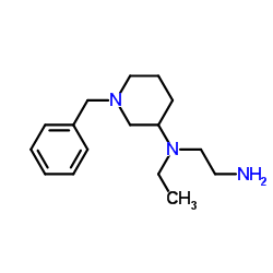 N-(1-Benzyl-3-piperidinyl)-N-ethyl-1,2-ethanediamine结构式