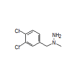 1-(3,4-二氯苄基)-1-甲基肼结构式