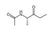 (2S)-2-acetamido-3-pentanone结构式