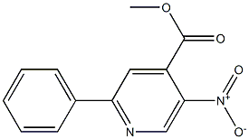 methyl 5-nitro-2-phenylpyridine-4-carboxylate结构式