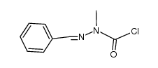 benzaldehyde 2-chloroformyl-2-methylhydrazone结构式