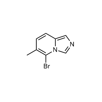 5-溴-6-甲基-咪唑并[1,5-a]吡啶结构式