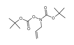 tert-butyl allyl((tert-butoxycarbonyl)oxy)carbamate Structure