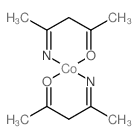 Cobalt, bis[4-(imino-kN)-2-pentanonato-kO]- structure